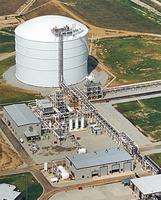 Комплекс СПГ для регулирования пикового газопотребления в Мемфисе